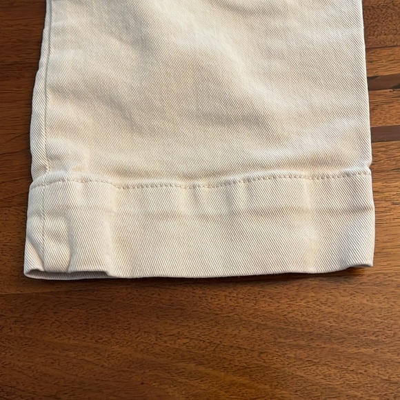 Everlane Organic Straight-leg pants, “pumice”/off-white, size 0 - Picture 5 of 6